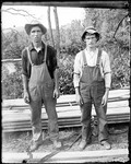 Portrait Of Two Sawmill Workers by George French