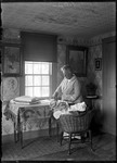 Woman Ironing By Window Light by George French