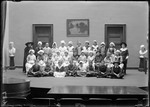 Young School Group Dressed In Pilgrim Costume, Lyons Farm School by George French
