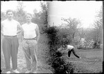 Split Shot, George & Ern Standing And Wrestling In A Field by George French