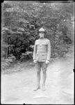 Full Length Portrait Of An Unidentified Boy Scout Leader by George French