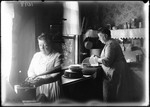 Split Shot, Ma French With Phonograph And Washing Dishes by George French