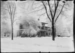 Snow Covered Scene Of A School, Deerfield, Ma by George French