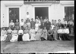 Large Group Shot Of Employees In Front Of J.H. Downs Mfg. (Cornish) by George French