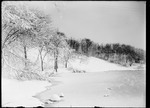 Frozen Pond With Snow Covered Banks by George French
