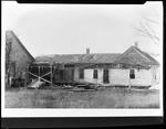 L.C. Andrew Home, Typical Farm House With Ell Connecting House To Barn, Before Restoration by George W. French