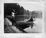 Fishing, 2 Men, Boat by George W. French