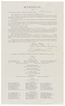 Memorial of the American Women Suffrage Association proposing right of suffrage for women who are U.S. citizens