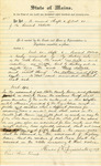 Majority Report - State of Maine - House of Representatives Feb. 3rd. 1879  Reported from the Committee on the Judiciary by Mr. Moulton of Scarboro and ordered printed B. L. Staple, Clerk