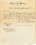 Copy of Order to send facts to the Supreme Justice Court by Oramandal Smith