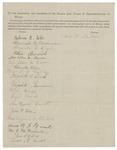 1899-02-07 Petition of Rebecca Usher and others requesting exemption from taxation due to lack of representation by Rebecca Usher