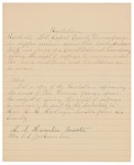 1909-02-16  Resolution of the Oxford County Pomona Grange in favor of a Constitutional amendment giving women the right to vote