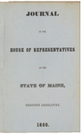 House Journal 1850 by Maine State Legislature (20th: 1850)