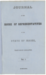 House Journal 1853, vol. 1 by Maine State Legislature (22nd: 1853)
