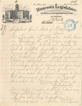Minnesota Legislature requesting Mr. Leander F. Thunton's certificate of inscription by Sam M. Phail