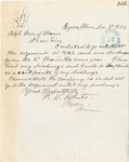 F. K. [Roberts] requesting a copy of his discharge papers