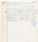 Beelman G. Speardonia requesting enlistment information of Orlando W. Pierce by Beelman G. Speardonia