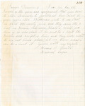 Horace S. Smith requesting invoice of the guns and equipments