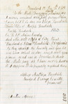Mrs. Eliza Hendrick requesting the bounty of her now passed husband who was in the Maine Cavalry by Eliza Hendrick