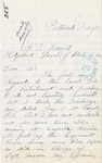 Thomas McMann requesting his certificate of enlistment and discharge
