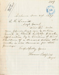 Thomas Littlefield requesting a blank application to gain guardianship of orphans