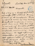 C. [Guaurle] requesting his discharge information by C Guaurle