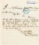 Daniel D. McIntire requesting a certificate of [enlistment] for Charles H. McIntire