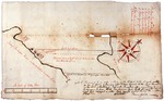 Map of lots along Crooked Lane near Eliot for case of Wincley vs. Fernald Land Dispute, York County, 1768 by James Gowen