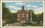 Court House and Soldiers Monument, Bath, Maine