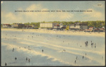 Bathing Beach and Hotels Looking West from Pier, Old Orchard Beach, ME