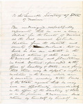 Letter from Joseph A. Loelle to the Secretary of State regarding the counting of votes in Cumberland county