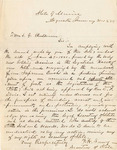 Letter of Protest from P. A. Sawyer