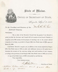 Copy of Notice to Rail Roads 1880