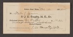 Account with J.W. Doughty, M.D. for services to George Griffin