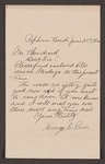 Letter to Mr. C.N. Blanchard from George C. Pease regarding bills due for Malaga Island by George C. Pease