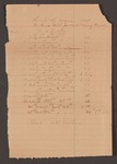 Account with F.W. Ridley for James McKenny Family