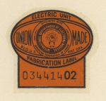 Union Made label by International Brotherhood of Electrical Workers
