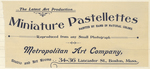Miniature Pastellettes by Metropolitan Art Company