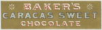 Baker's Caracas Sweet Chocolate by Walter Baker and Company