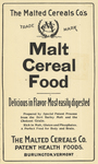 Malt Cereal Food by The Malted Cereals Company