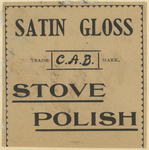 Satin Glass Stove Polish by C.A. Baker and L.W. Carle