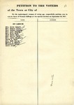 Suffrage Petition New Limerick Maine, 1917 by Maine Suffrage Campaign Committee and Maine Woman Suffrage Association
