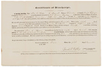 Certificate of Discharge - Howe, Asa C. by David R. Ripley