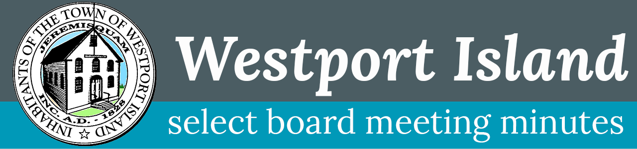Westport Island Select Board Minutes