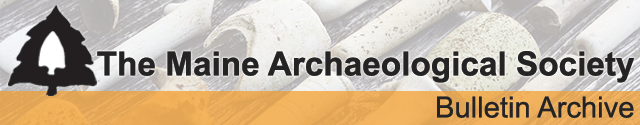 Maine Archaeological Society Bulletin