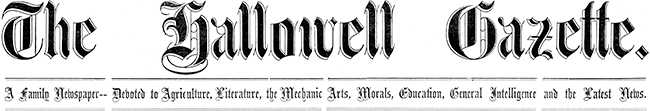 Hallowell Gazette