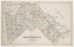 Map of Aroostook County Maine. By Roe & Colby 1877