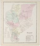 Map of Eliot with business directory