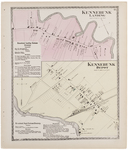 Map of Kennebunk Landing and Kennebunk Depot with business directories for both
