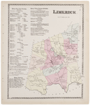 Map of Limerick with directories for Kittery Navy Yard, Kittery Point, and Kittery Village